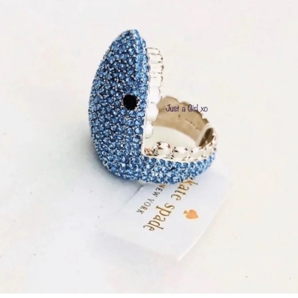 $98 Kate Spade California Dreaming Pave Shark Ring - Picture 4 of 8